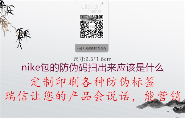 nike包的防偽碼掃出來應該是什么(圖1) nike包的防偽碼掃出來應該是什么1.jpg