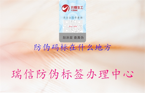 防偽碼標在什么地方(圖2) 防偽碼標在什么地方2.jpg