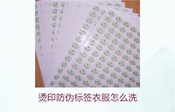 燙印防偽標(biāo)簽衣服怎么洗？保護(hù)燙印防偽標(biāo)簽的正確清洗方法(圖1)