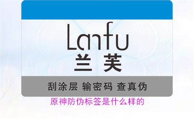 原神防偽標簽是什么樣的？揭秘原神防偽標簽的獨特設計與防偽效果(圖1)